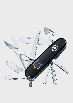 Складной нож Victorinox Huntsman Ukraine Трезубец-Ласточка 15 функций, фото