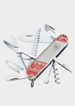 Складной нож Victorinox Huntsman Ukraine Вышиванка 15 функций, фото