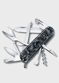 Нож складной в камуфляжном цвете Victorinox Huntsman 15 функций, фото