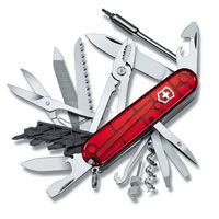Нож Victorinox CyberTool полупрозрачный красный (41 предмет), фото