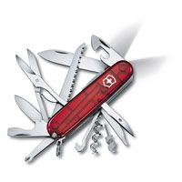 Нож Victorinox Huntsman Lite полупрозрачный красный (21 предмет), фото