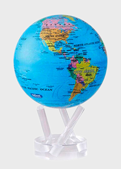 Самокрутний глобус Mova Globe Політична карта, фото
