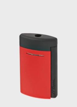 Матированная красная зажигалка S.T.Dupont Minijet, фото