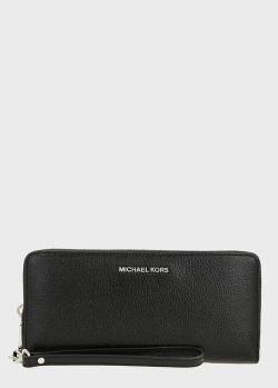 Прямокутний гаманець Michael Kors Travel Continental із зернистої шкіри, фото