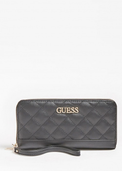 Жіночий гаманець Guess Illy чорного кольору, фото