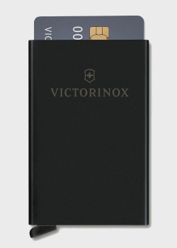 Кардхолдер из алюминия Victorinox Travel Altius Secrid Black, фото