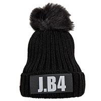 В'язана шапка J.B4 Just Before чорного кольору, фото