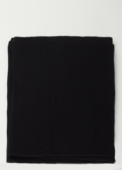 Шарф із кашеміром Kocca чорного кольору, фото