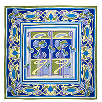 Шелковый платок Freywille с растительным орнаментом, фото