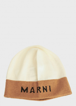 Женская шапка Marni с логотипом, фото