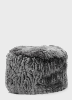 Сіра шапка Coccinelle зі штучного хутра, фото