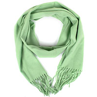 Зеленый шарф Maalbi из натуральной шерсти, фото