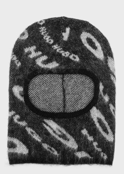 Сірий капор Hugo Boss Hugo із змішаної пряжі альпака, фото