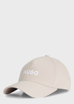 Кепка з логотипом Hugo Boss Hugo бежевого кольору, фото