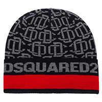 Сіра шапка Dsquared2 з логотипом, фото