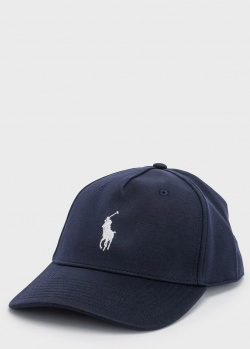 Синя кепка Polo Ralph Lauren з регулятором ззаду, фото
