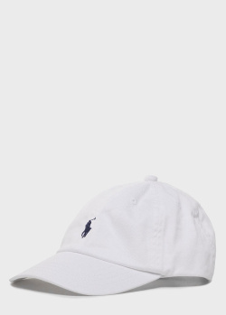 Детская кепка Polo Ralph Lauren белого цвета, фото