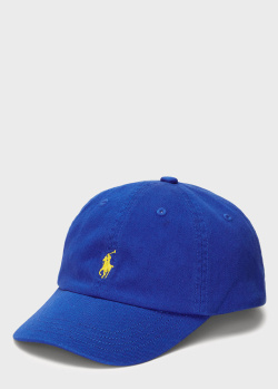 Дитяча кепка Polo Ralph Lauren синього кольору, фото
