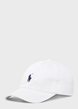 Дитяча кепка Polo Ralph Lauren білого кольору, фото