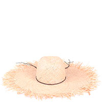 Соломенная шляпа Shapelie Флопи с рваными краями, фото