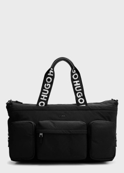 Текстильна сумка Hugo Boss Hugo з накладними кишенями, фото