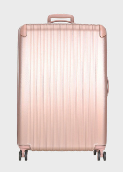 Большой чемодан на колесах Titan Barbara Glint Rose Metallic 51x77x29см, фото