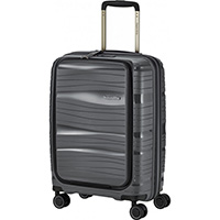 Сірий чемодан 39x55x23см Travelite Motion з відділенням для ноутбука, фото
