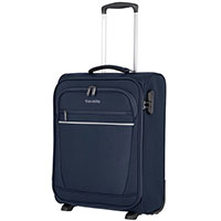 Маленька валіза 40x55x20см Travelite Cabin синього кольору, фото