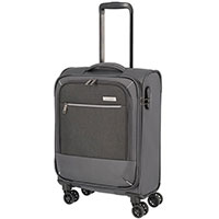 Маленький чемодан 39x55x20см Travelite Arona серого цвета, фото