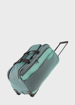 Дорожня сумка на 2-х колесах Travelite Viia Green 65x32x30см, фото