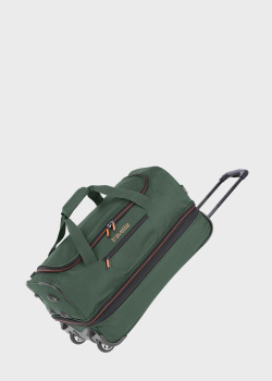 Дорожная сумка на 2-х колесах Travelite Basics Dark Green 55x32/40x29см, фото