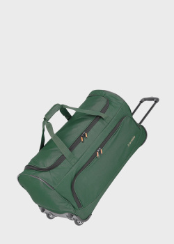 Дорожня сумка на колесах Travelite Basics Fresh Dark Green 71x36x35см, фото