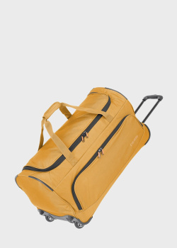 Дорожня сумка на 2-х колесах Travelite Basics Fresh Yellow 71x36x35см, фото