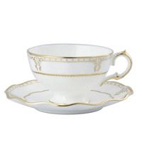 Чашка чайна із блюдцем Royal Crown Derby Elizabeth Gold 225мл, фото