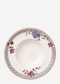 Суповая тарелка Villeroy & Boch Artesano Provencal 25см с цветами, фото
