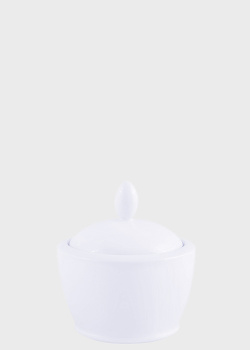 Сахарница Noritake Ambience White 0,32л с крышкой, фото