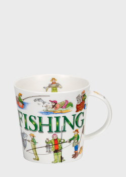 Чашка Dunoon Cairngorm Sporting Antics Fishing 480мл, фото
