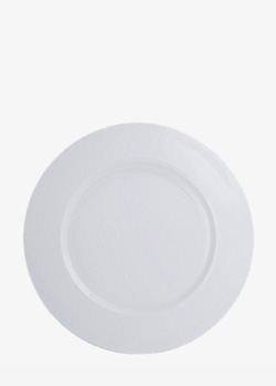 Салатная тарелка Noritake Maestro White 22см из костяного фарфора, фото