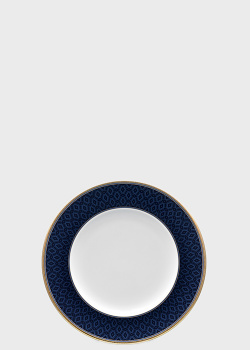 Тарелка Noritake Blueshire 23,4см с орнаментом синего цвета, фото