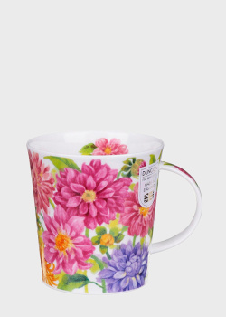 Чашка с цветочным рисунком Dunoon Lomond Flora Bonita Dahlia 320мл, фото