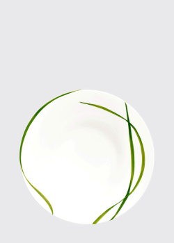 Фарфоровая суповая тарелка Taitu Life in Green 22см, фото