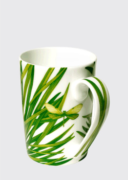 Чашка с растительным рисунком Taitu Life in Green 450мл, фото