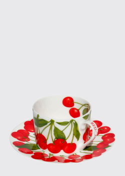 Чайна порцелянова чашка з блюдцем Taitu Ferri 230мл, фото