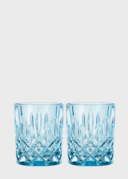 Набір із 2-х кришталевих склянок для віскі Nachtmann Noblesse Aqua 295мл, фото