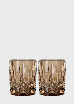 Набір кришталевих склянок коричневого кольору Nachtmann Noblesse Tobacco 295мл 2шт, фото
