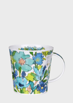 Чашка Dunoon Cairngorm Flower Shower Blue 480мл , фото