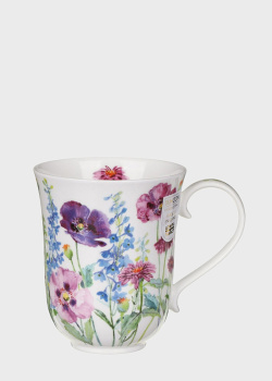 Чашка Dunoon Braemar Cottage Flowers Purple 330мл , фото