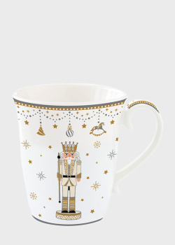 Чайная чашка белого цвета с узором Easy Life Royal Nutcracker 275мл, фото