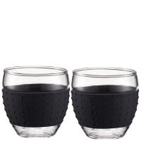 Набір склянок Bodum Pavina 350мол чорного кольору з 2 штук, фото