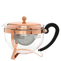 Чайник заварочный Bodum Chambord 1л c крышкой медного цвета, фото